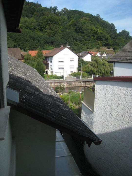 Ausblick aus unserem Zimmer (No.4) Gästehaus Wolkmannsruh