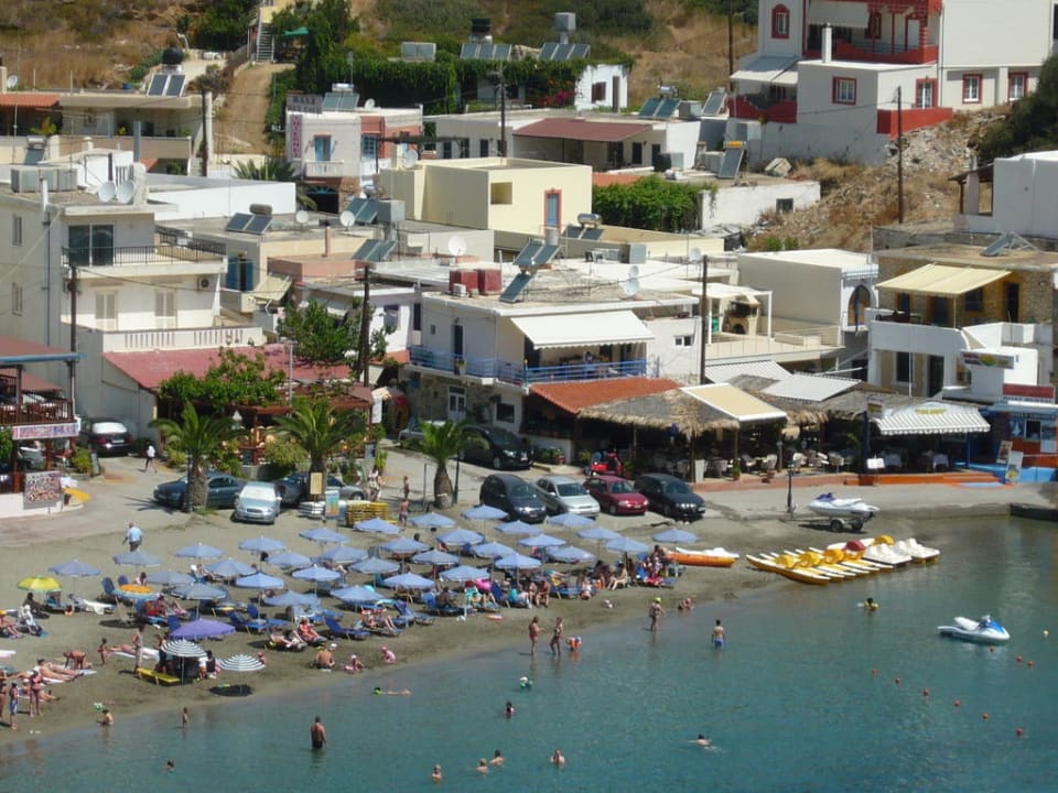 Blick auf den Hafenstrand Bali Blue Bay Lifestyle