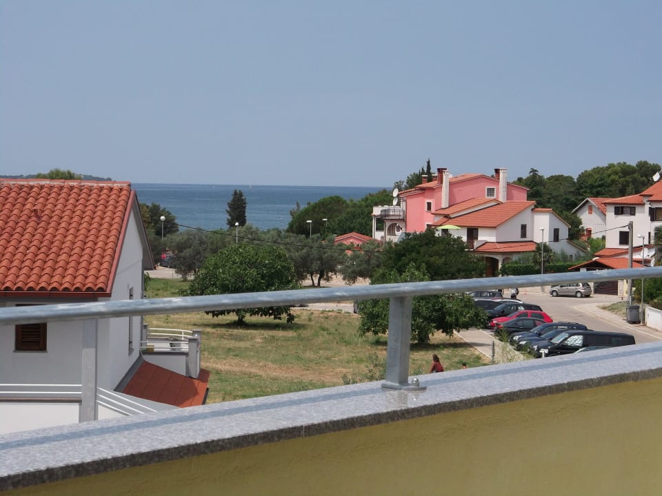 Blick vom Balkon Ferienwohnung Pavicic