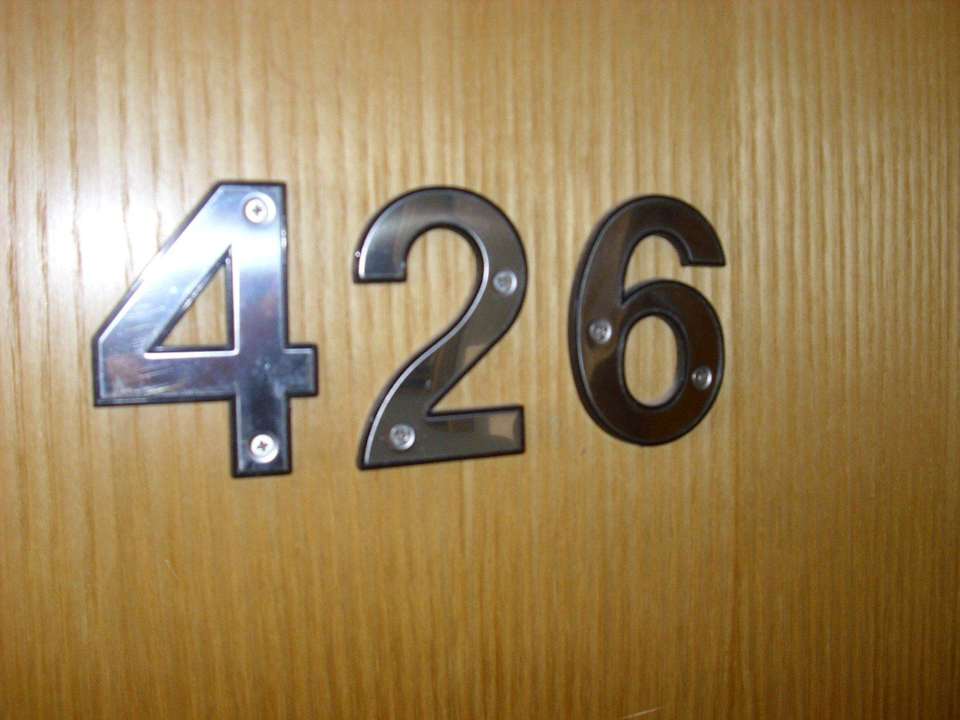 Wie wohnten in der 4. Etage - ohne Lift  Somerset Hotel