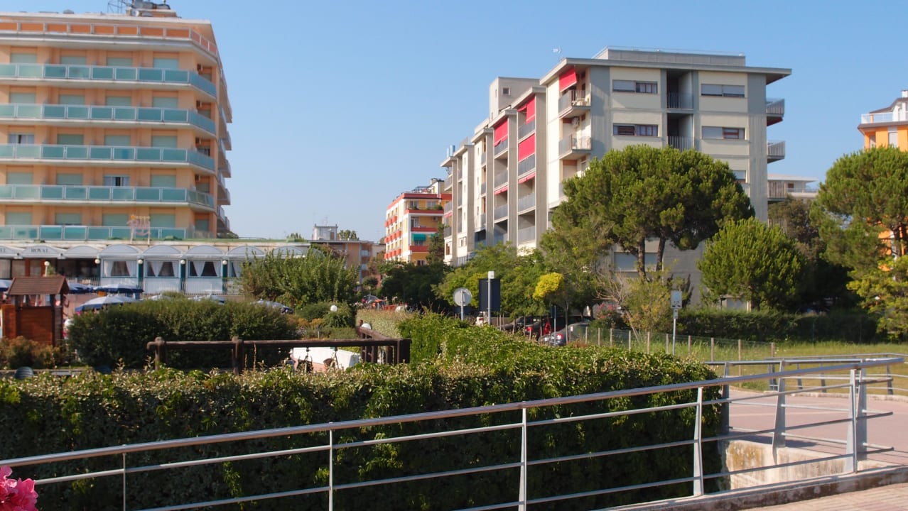 Ansicht vom Strand (hinteres Haus) Hotel Bembo