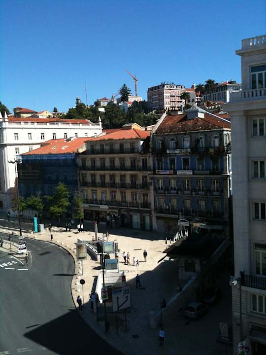 Blick aus dem Hotel auf die Stadt Hotel Avenida Palace