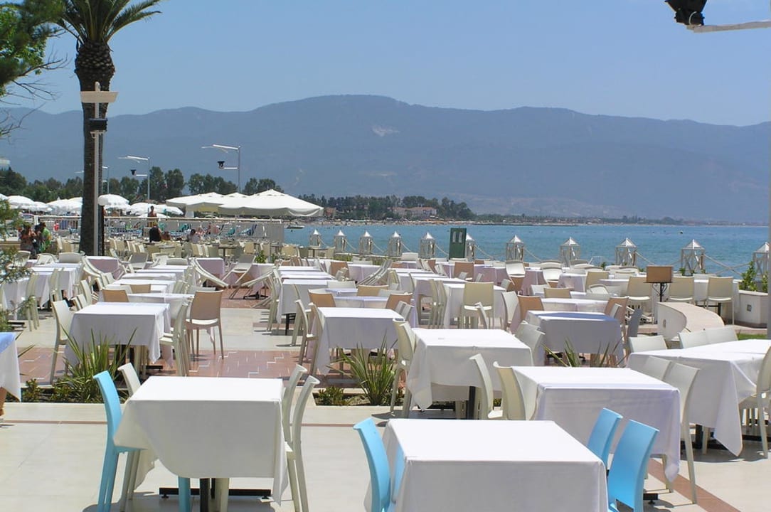 Widok z restauracji Ephesia Holiday Beach Club