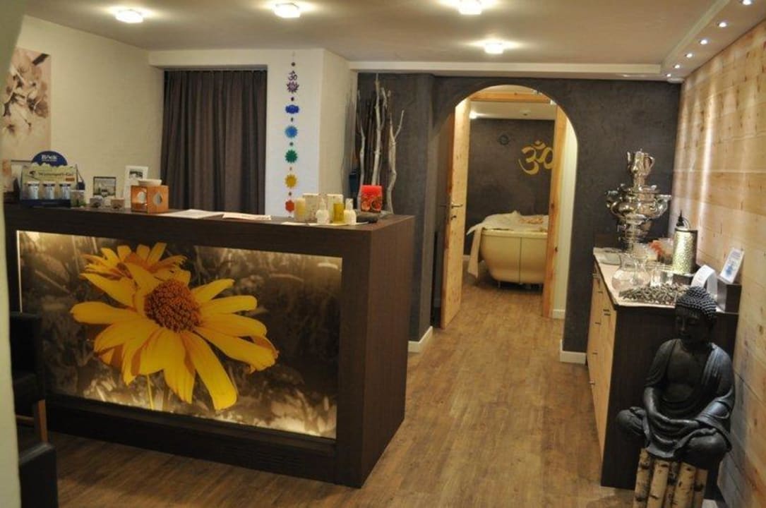 Rezeption der Spa Abteilung Hotel DIE SONNE