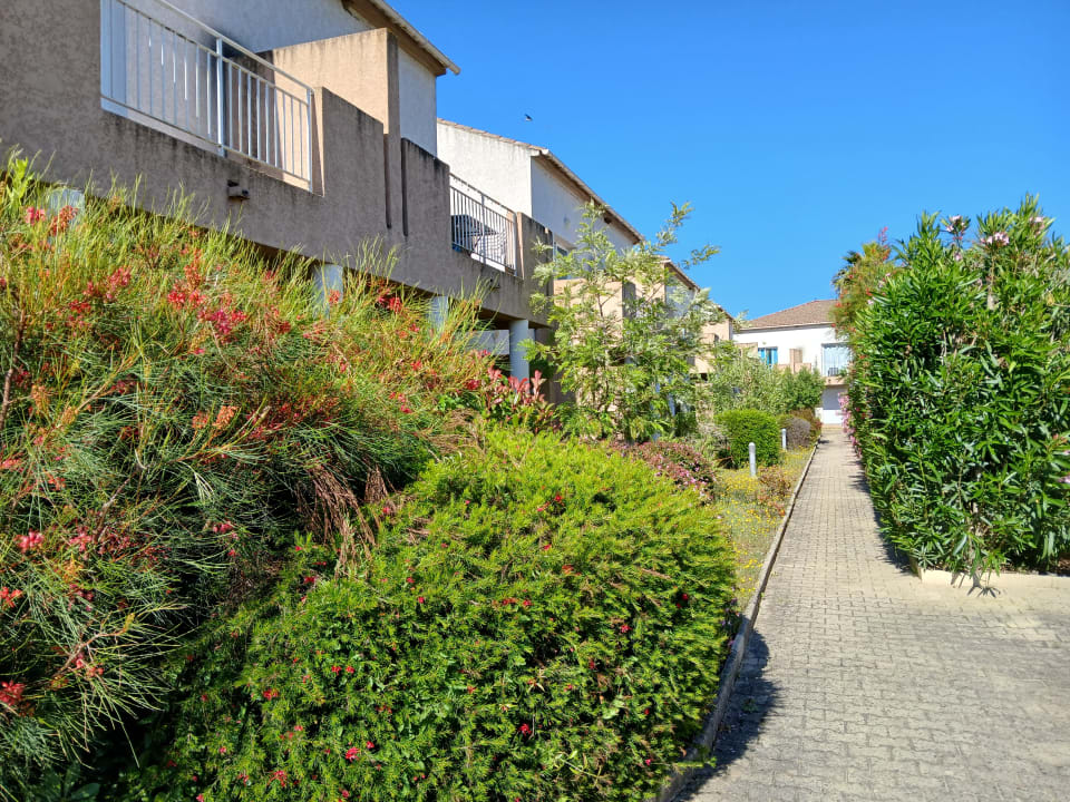 Gartenanlage Residence Les Hauts du Maquis by Terres de France