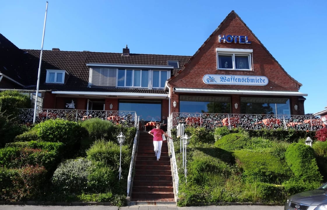 Aufgang zum Hotel Hotel Waffenschmiede