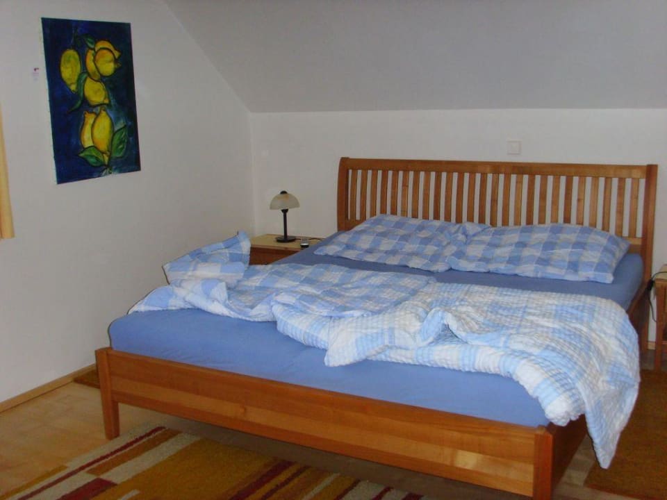 Ansicht Doppelbett Pension Hammerschmid