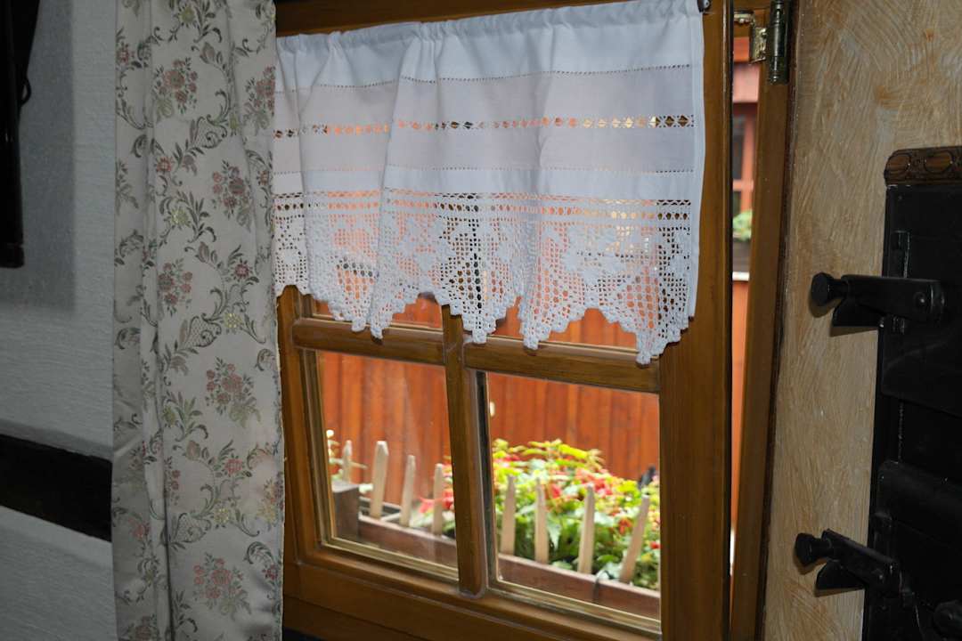 Fenster zum Innenhof Apartment Altes Hinterhäusel