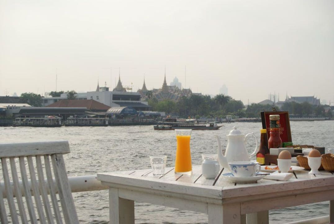 Frühstück auf der Terrasse Hotel Ibrik Resort by the River