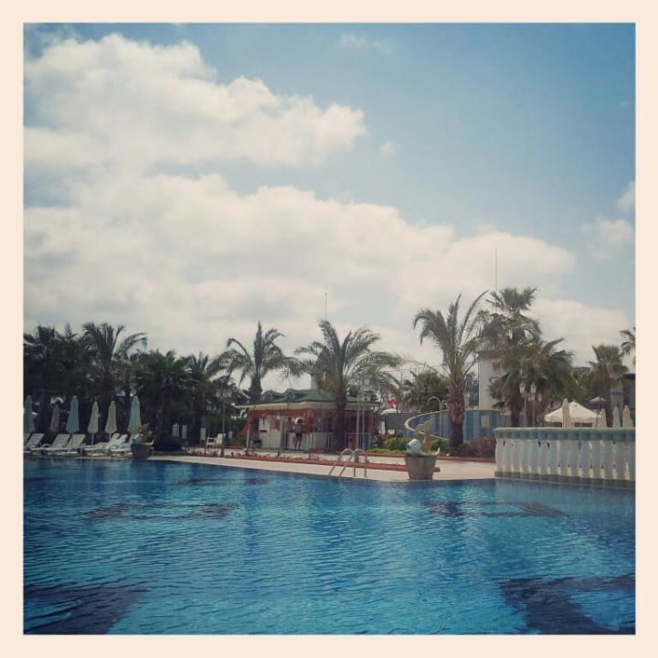 Von der Poolliege aus  Hotel Delphin Imperial