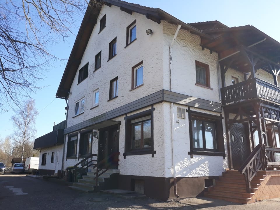 Außenansicht Cafe Restaurant Rheinstrom