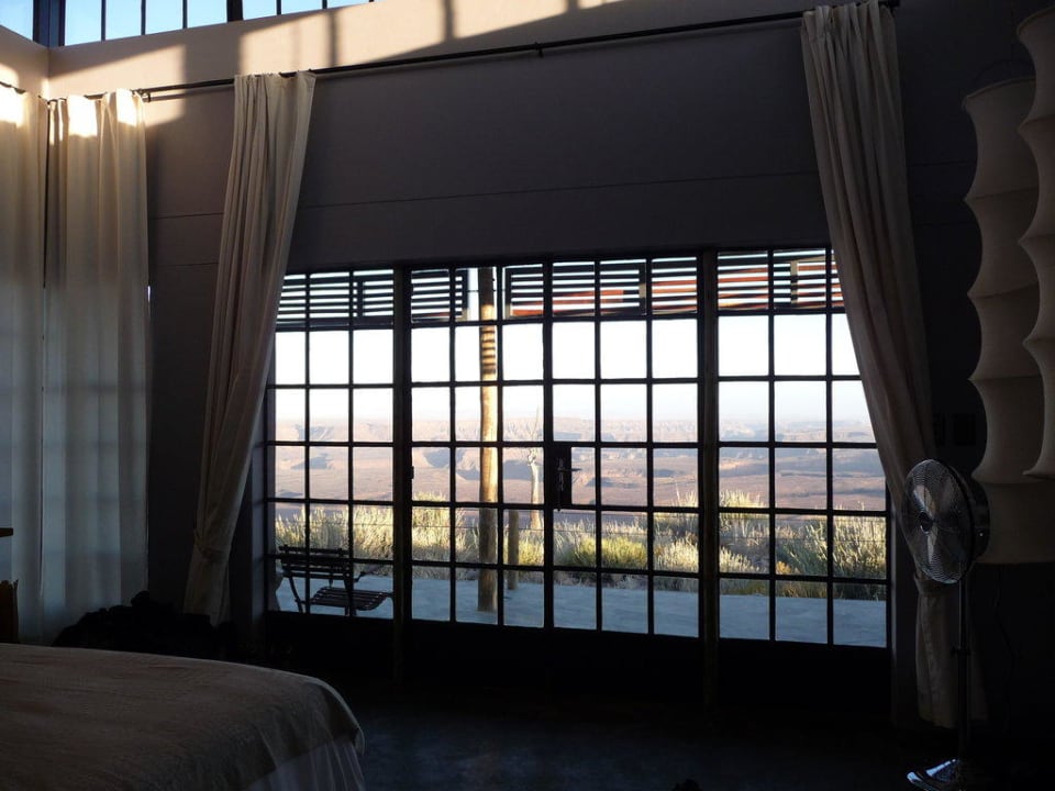 Fantastischer Blick vom Bett über den Canyon Fish River Lodge