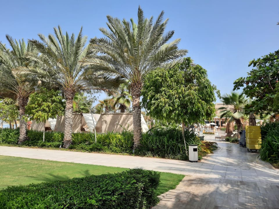 Gartenanlage Waldorf Astoria Dubai Palm Jumeirah