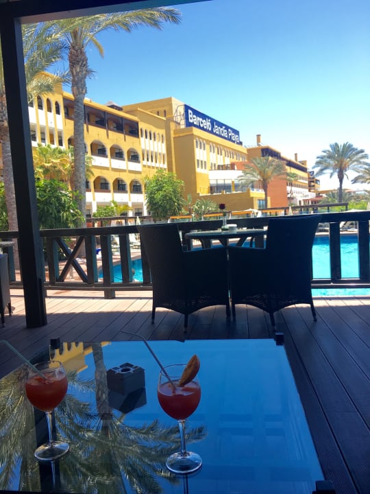 Terrasse im Premiumbereich Occidental Jandía Royal Level - Adults only