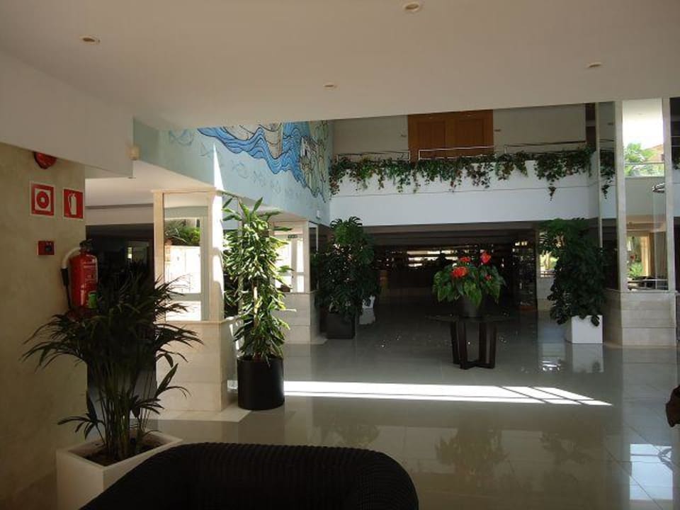 Rezeption hinten Hotel Timor