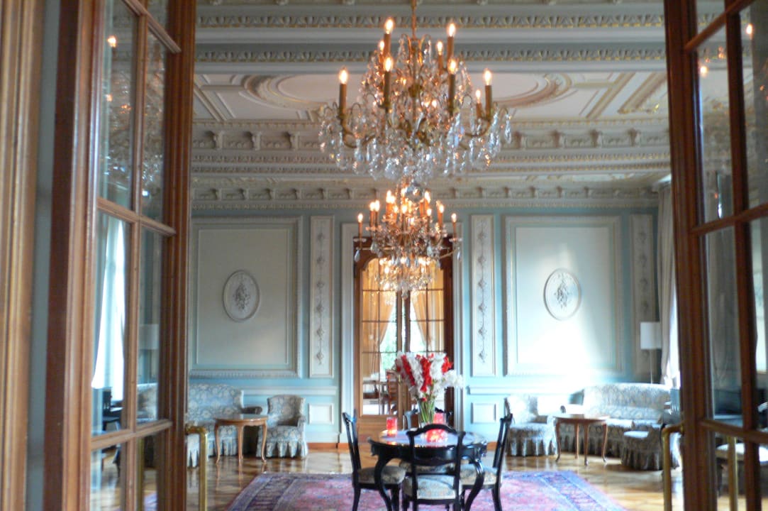 Salon dans l'hotel Grand Hotel Kronenhof Pontresina