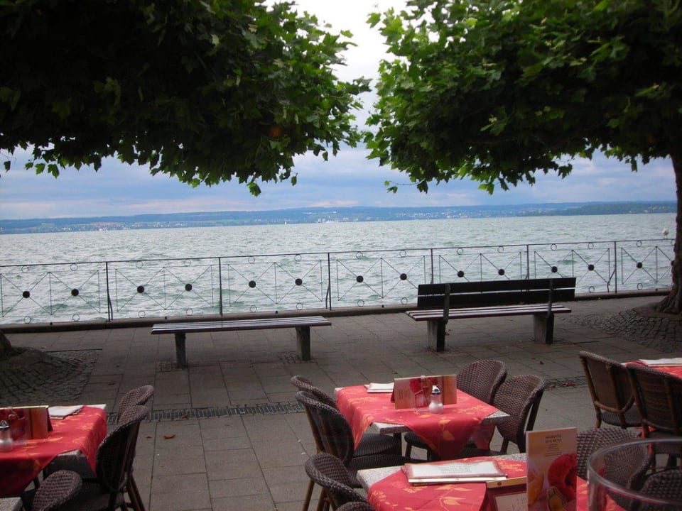 Blick vom Frühstücksraum Seehotel Zur Münz