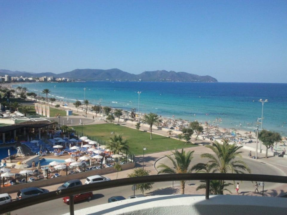 Ausblick vom Hoteli Hipotels Hipocampo Playa