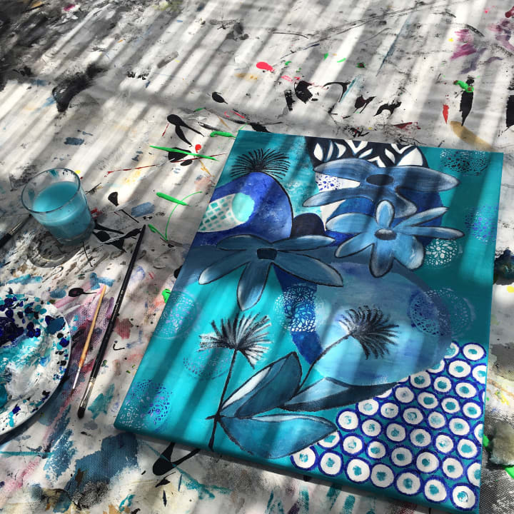 Malen im Atelier ROBINSON DAIDALOS