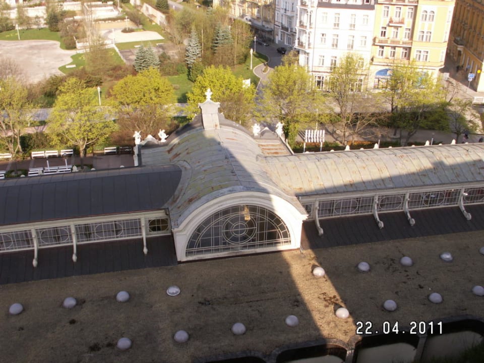 Blick von Balkon  Hotel Coop Krivan