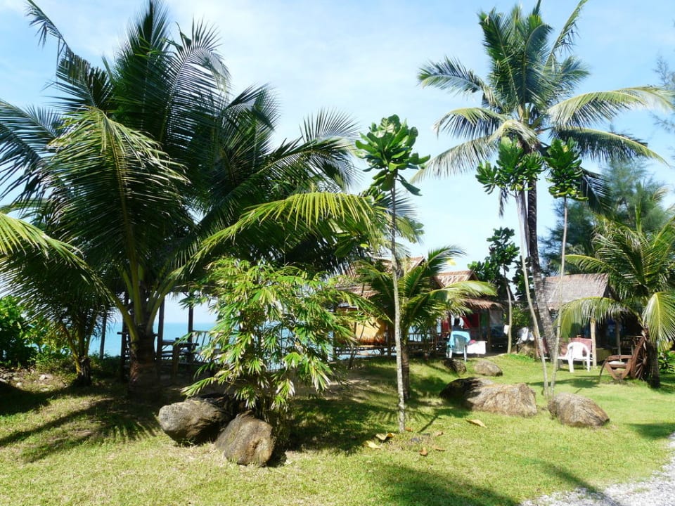 Garten mit Blick aufs Meer Hotel New Sita Garden