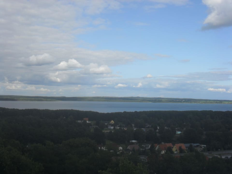 Die Aussicht vom Turm Feriendorf Grimnitzsee