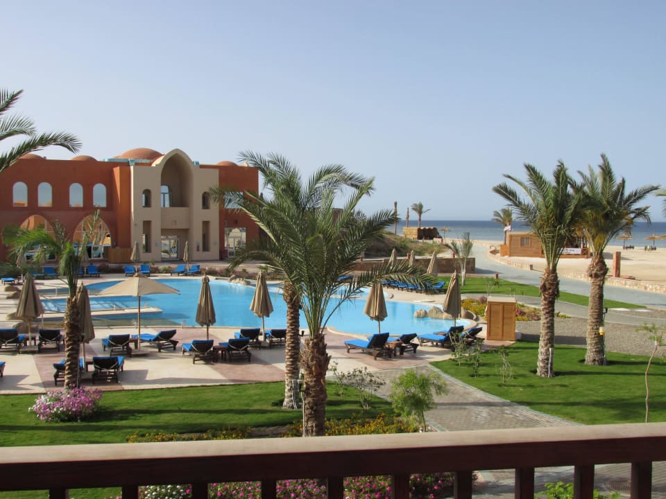 Blick vom Balkon Novotel Marsa Alam Beach Resort