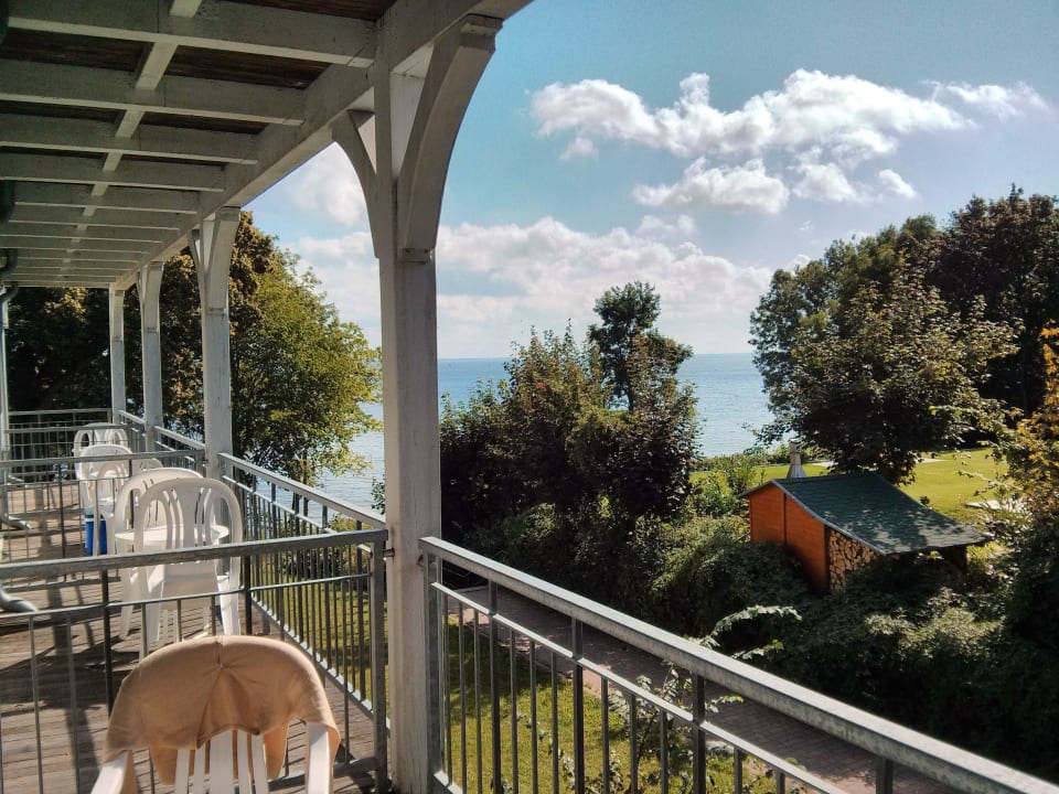 Blick vom Zimmer Seehotel Schloss Klink