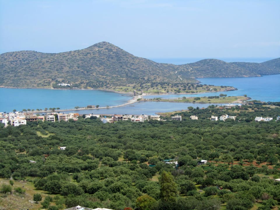 Aussicht beim Frühstück Elounda Residence Resort & Waterpark