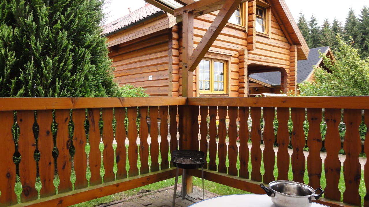 Überdachte Terrasse Hotel Ferienpark Merkelbach