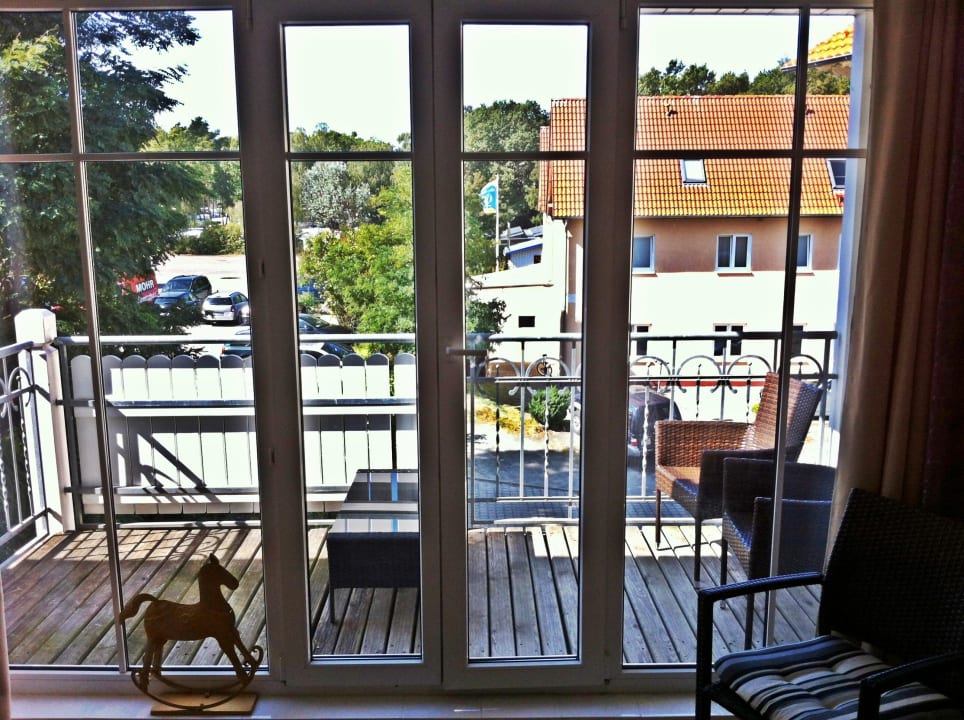 Blick vom und auf den Balkon Hotel Residenz Waldkrone Kühlungsborn