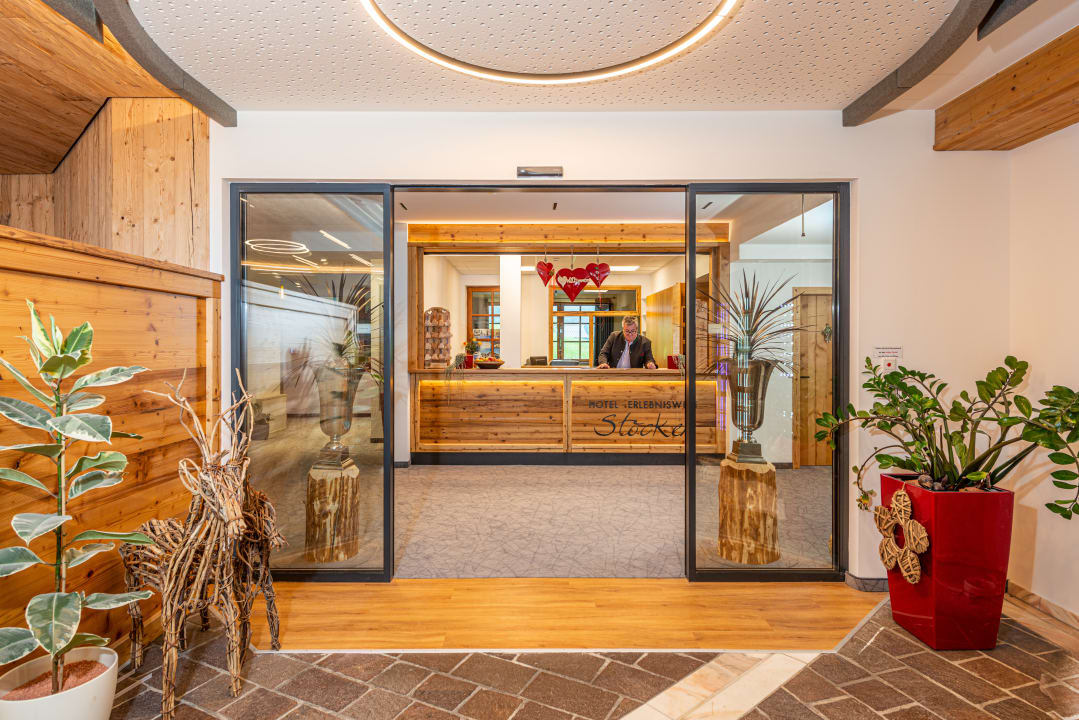 Lobby Hotel Erlebniswelt Stocker