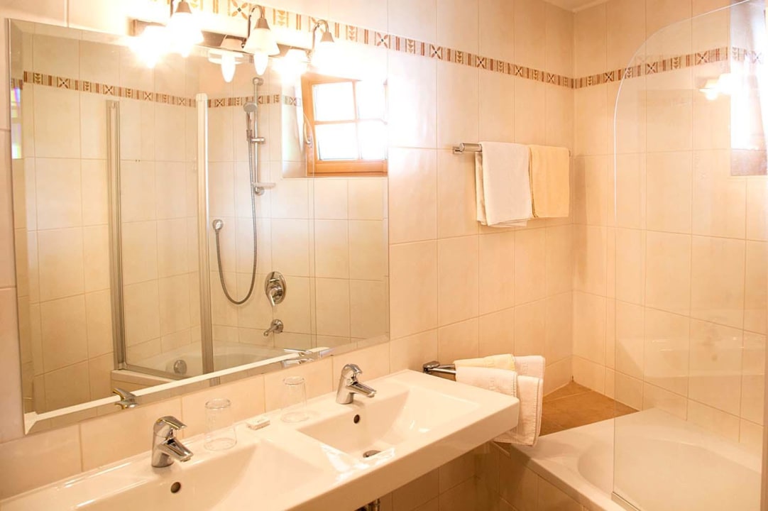 Badezimmer Hotel Bruggerhof