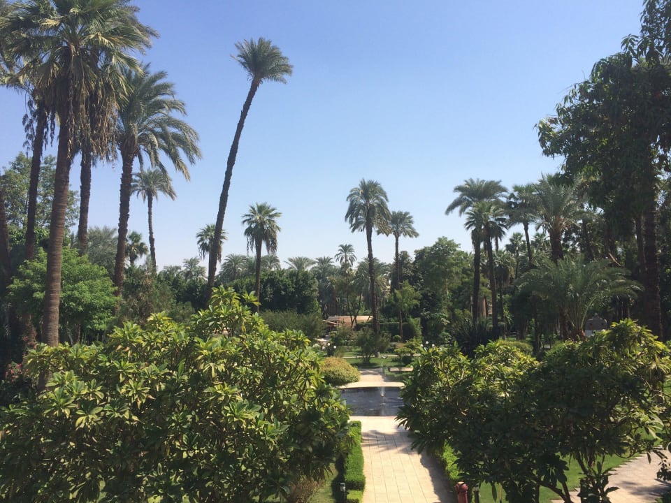 Gartenanlage Hotel Sofitel Pavillon Winter Luxor