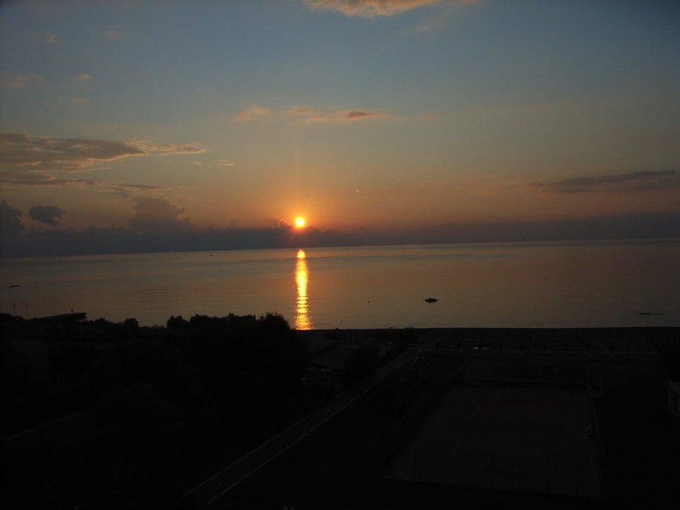 7:00 Uhr vom Balkon Olympos Beach Hotel