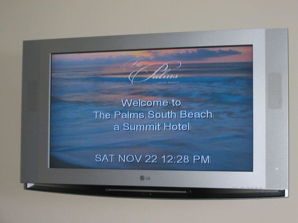 Die Begrüßung im Zimmer The Palms Hotel & Spa