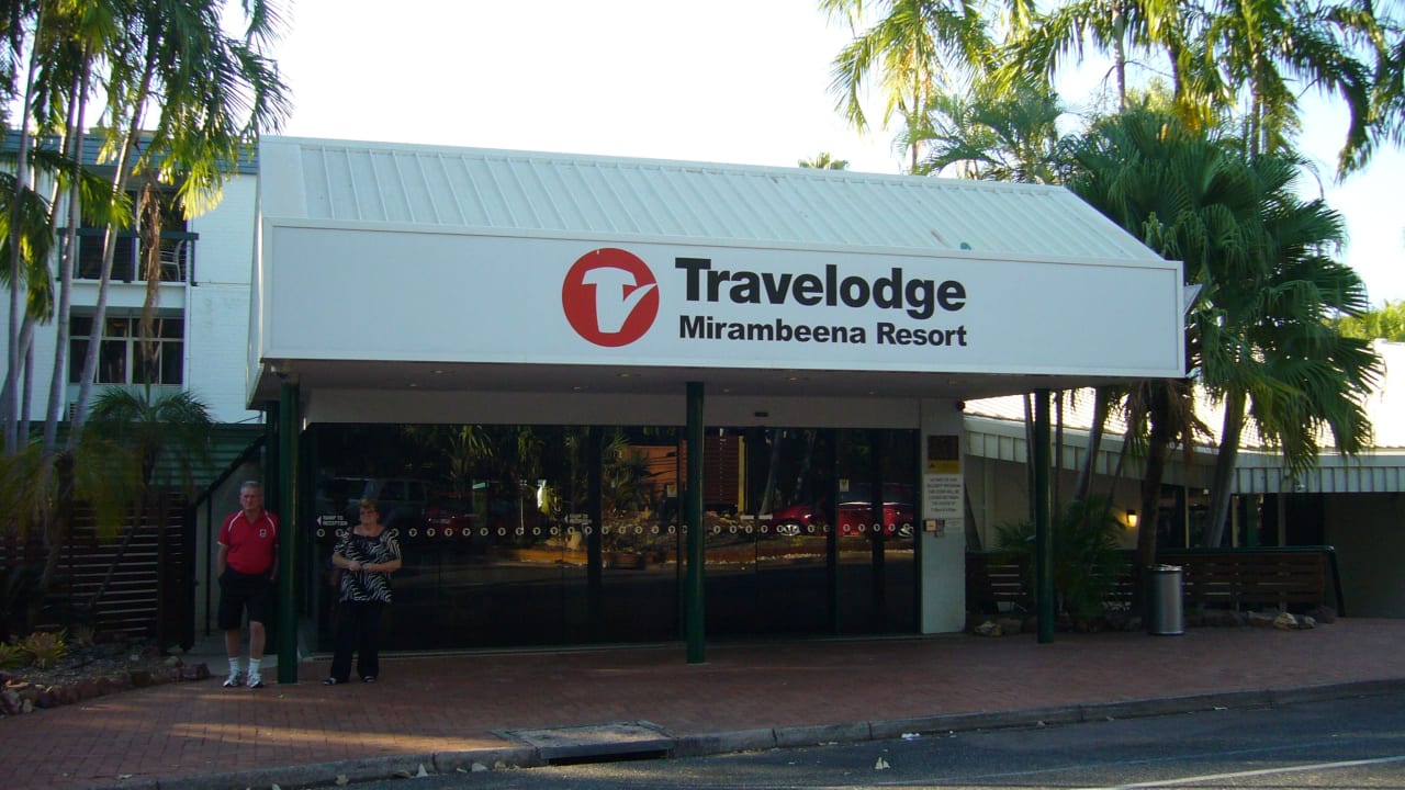 Eingang The Leea Resort Darwin