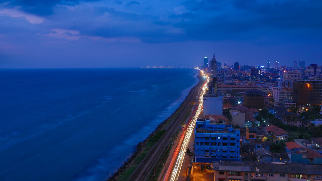 Ausblick Radisson Hotel Colombo