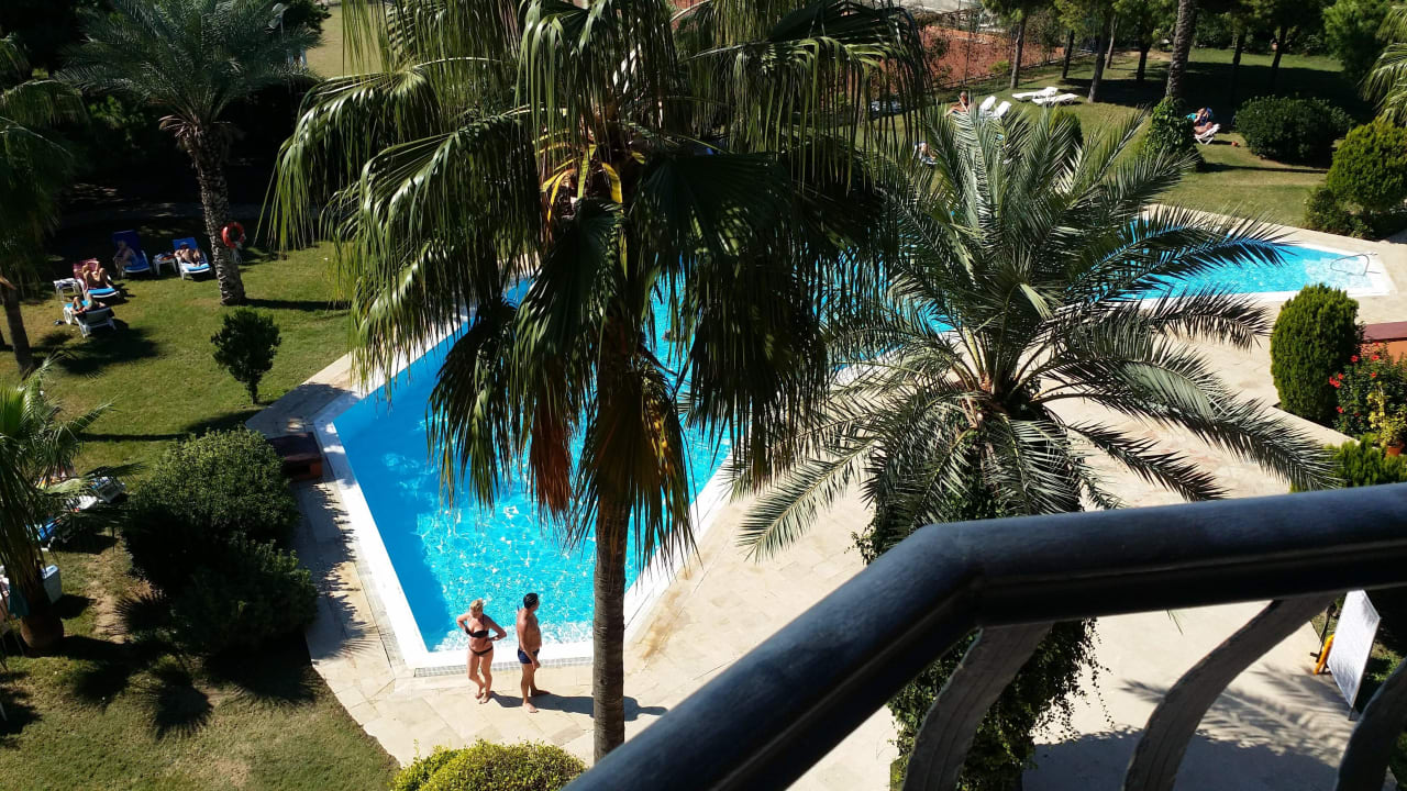 Blick vom Balkon Club Turtas Beach Hotel