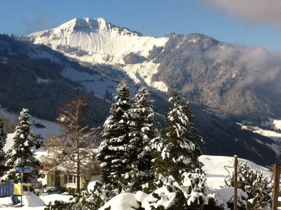 Blick auf die Berge Seeblick Höhenhotel