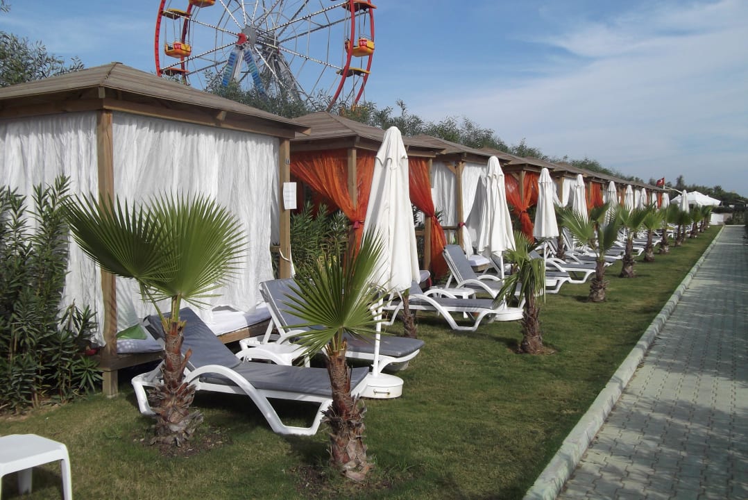 Separees am Strand zum Mieten Hotel Delphin Imperial