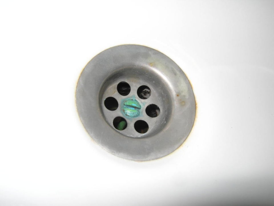 Bad, Abfluss, Waschbecken, Grünspan Grand Palladium White Island Resort & Spa