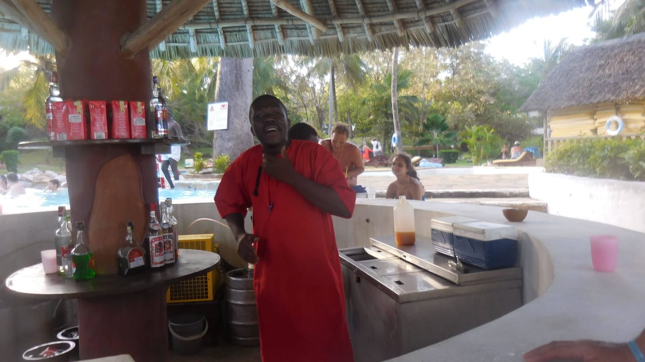Freddy die gute Seele des Hotels Hotel Papillon Lagoon Reef