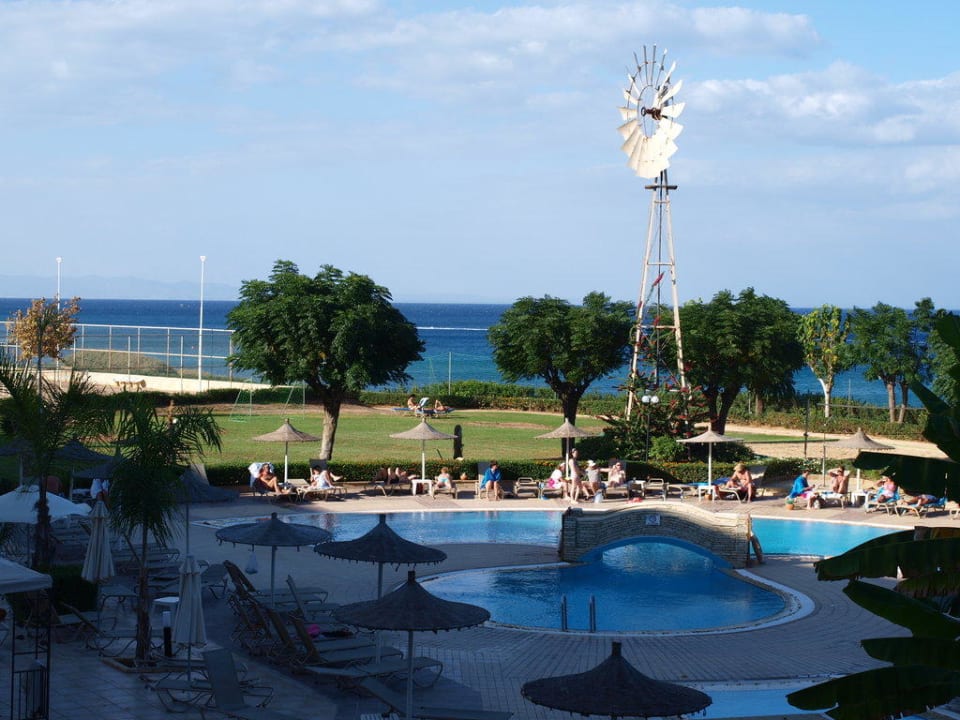 Blick vom Balkon Pernera Beach Hotel
