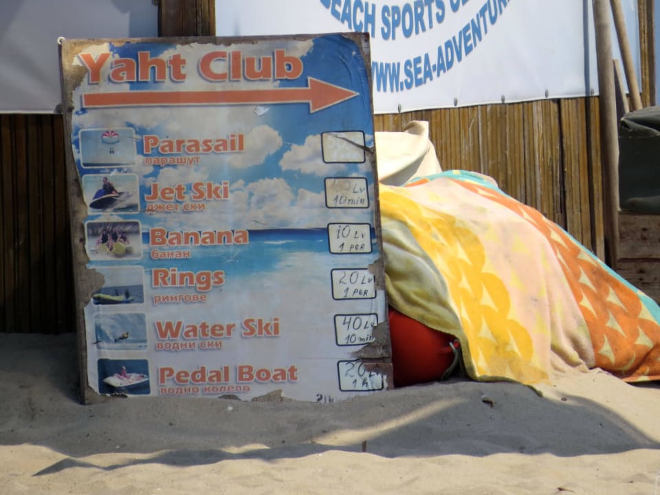 Banana Boat, Parasailing usw. Hotel Borjana