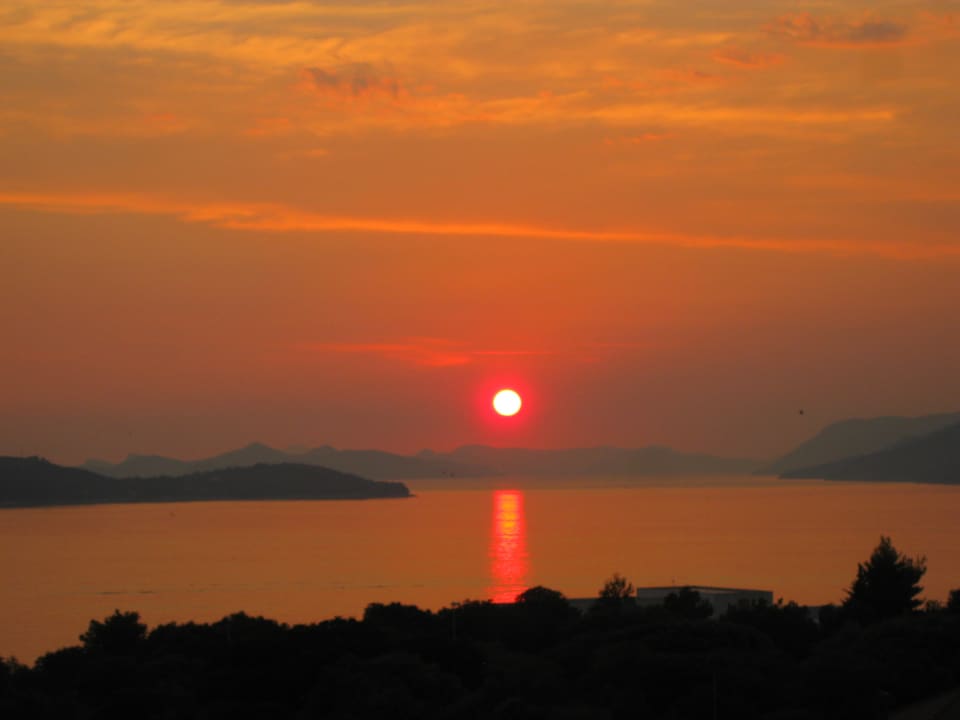 Sonnenuntergang Valamar Lacroma Hotel