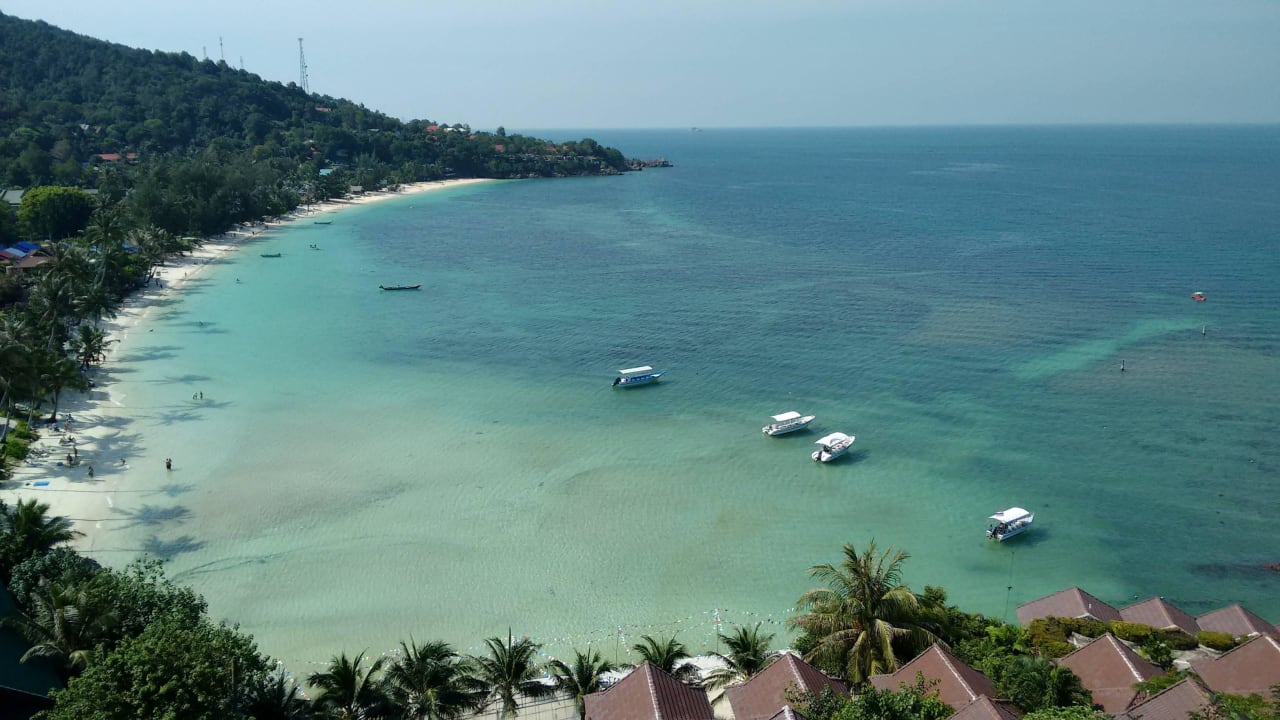 Blick auf die Bucht  Long Bay Resort Koh Phangan