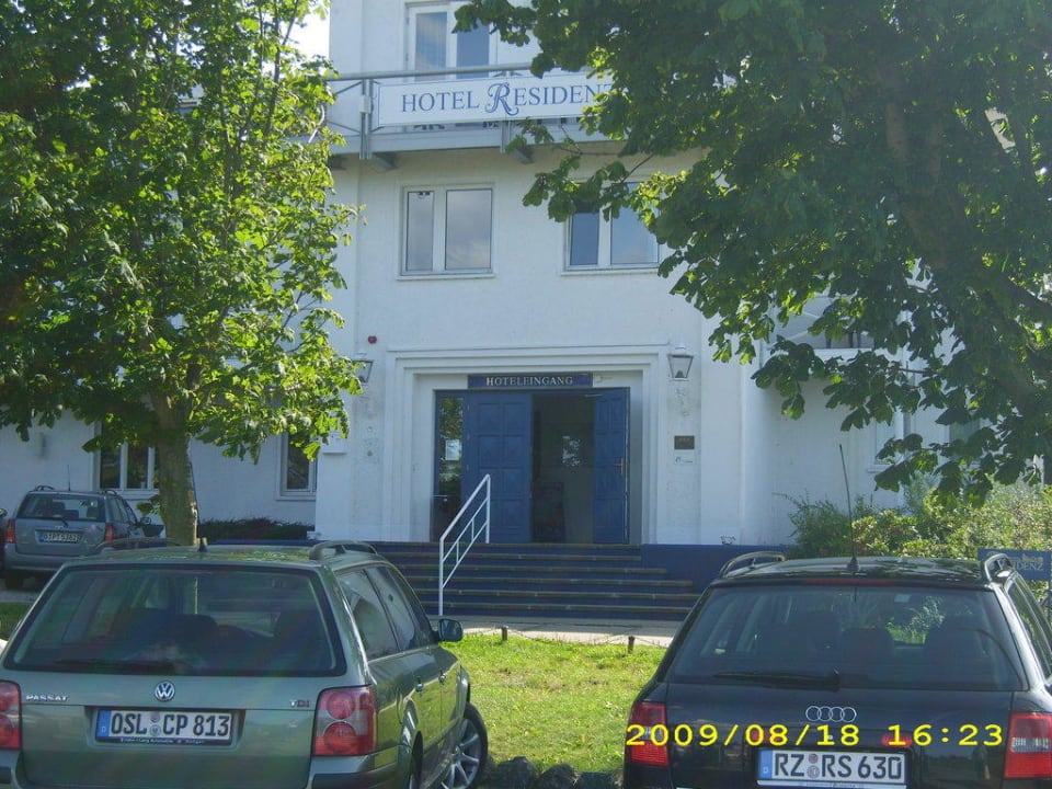 Eingang zum Hotel Meeressterne Hotel Residenz Heringsdorf