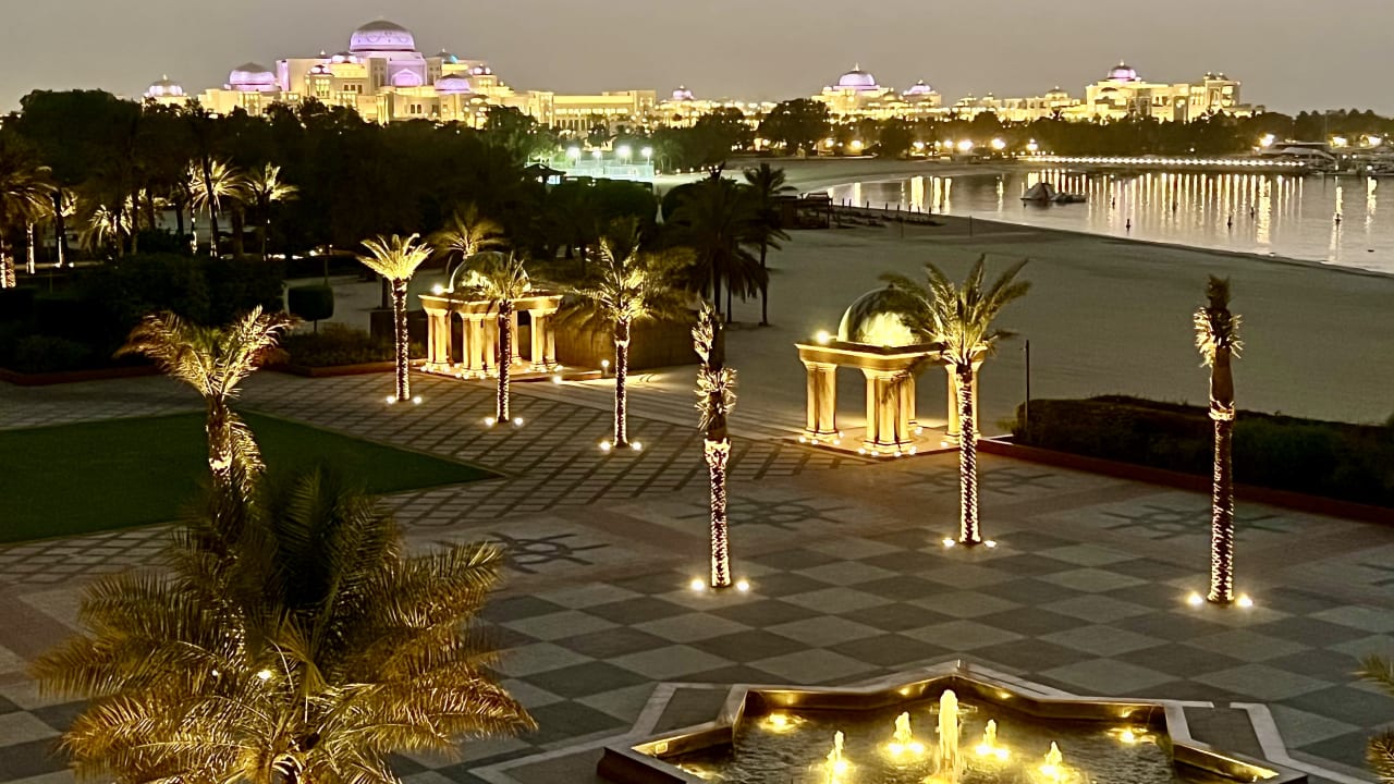 Ausblick Emirates Palace Mandarin Oriental