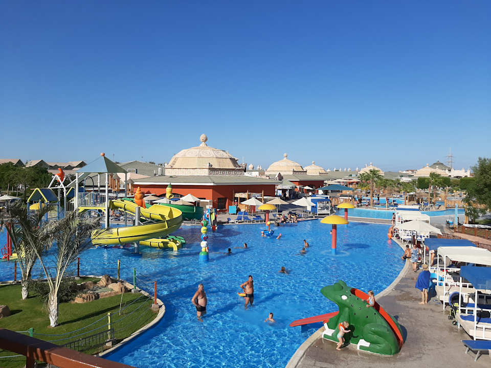 Ausblick Pickalbatros Jungle Aqua Park Resort - Neverland Hurghada